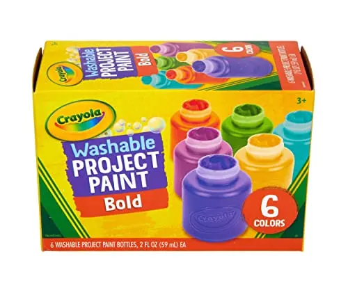 Crayola Washable Kids Paint in six bold colors