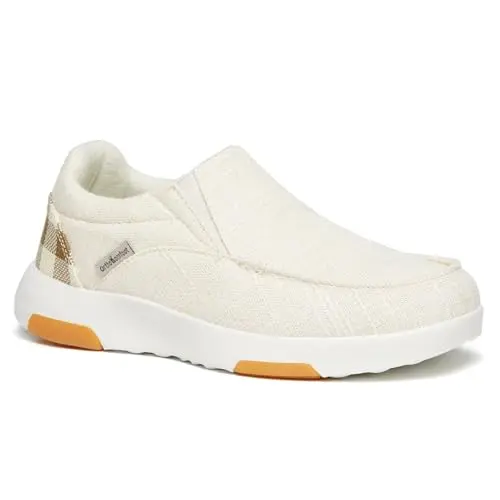 OrthoComfoot women's slip-on loafers with orthotic insole