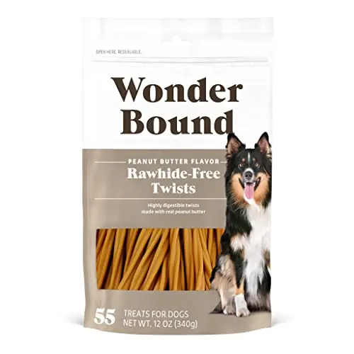 Wonder Bound peanut butter dental twists for dogs