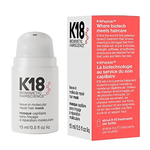 K18 Leave-In Molecular Hair Mask bottle