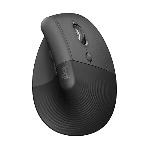 Logitech Lift vertical ergonomic mouse in graphite color