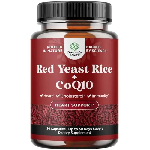 Natures Craft red yeast rice with CoQ10 capsules