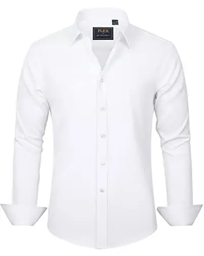 J.VER stretch wrinkle-free dress shirt