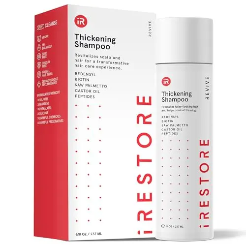 iRestore anti-hair loss shampoo bottle