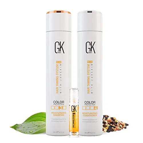 GK HAIR Color Protection Shampoo and Conditioner bottles