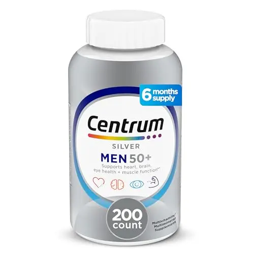 Centrum Silver Men's 50+ multivitamin bottle
