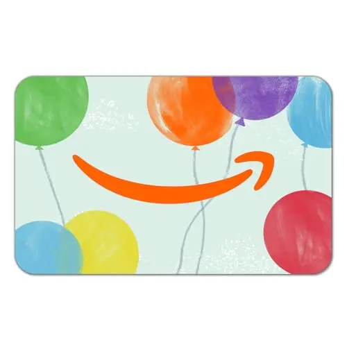 Amazon eGift Card with animated balloons design for kids