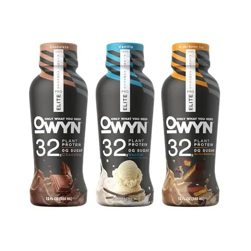 OWYN Pro Elite vegan protein shake bottle