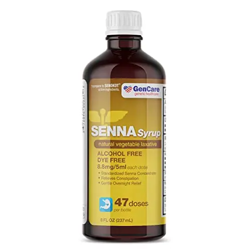 GenCare Senna Syrup liquid laxative in a bottle