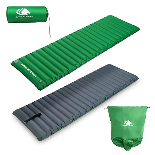 Hyke & Byke Appalachian inflatable sleeping pad with pump sack