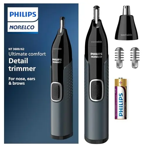 Norelco Philips Nose Trimmer 3000 with protective guard system