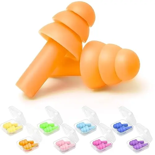 YUNHAN HN multi-color silicone earplugs in individual packages
