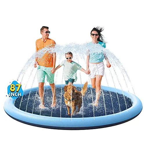 VISTOP non-slip splash pad for kids and dogs