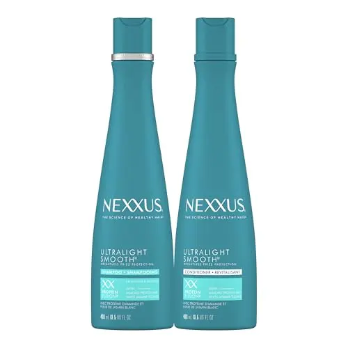 Nexxus Ultralight Weightless shampoo and conditioner for frizzy hair