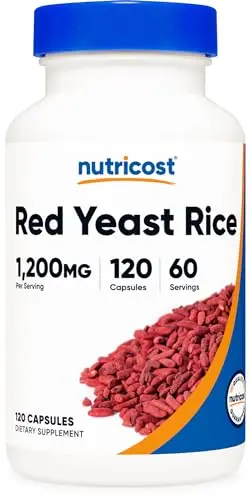 Nutricost red yeast rice supplement capsules