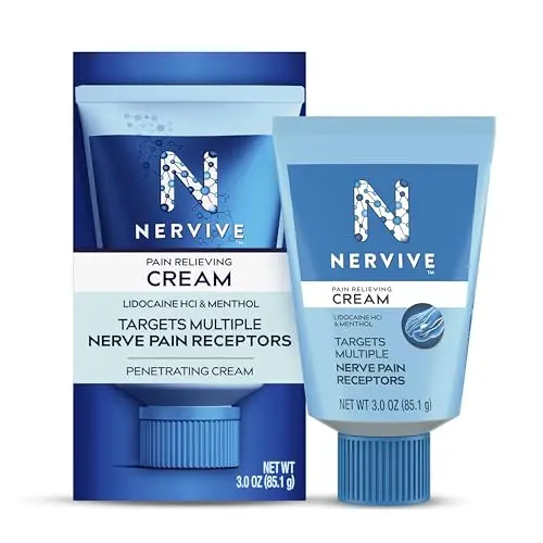 Nervive pain relieving cream tube