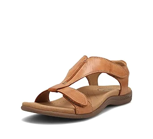 Taos The Show women's sandal with leather straps and arch support