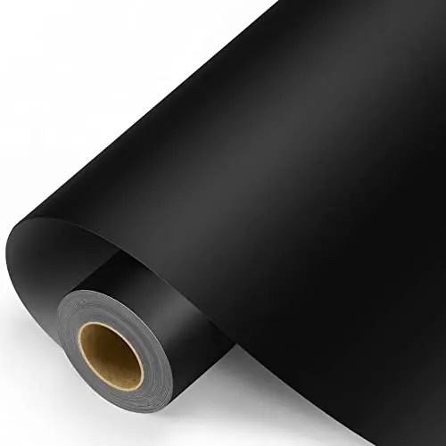 Sooez matte black permanent adhesive vinyl roll for outdoor decals and signs