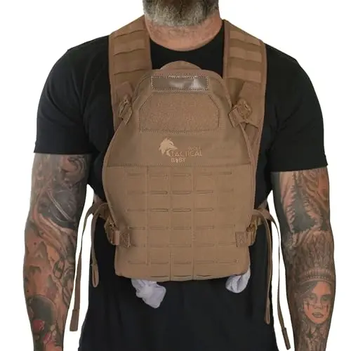 WOLF TACTICAL Baby Carrier in FDE Tan color