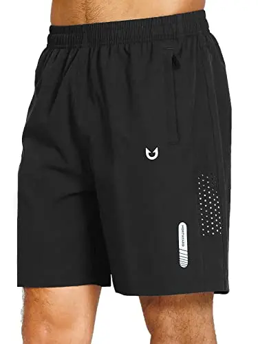 NORTHYARD men's running shorts with zipper pockets outdoors