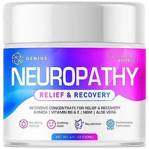 GENIUS Neuropathy Nerve Relief Cream with arnica and vitamin B6