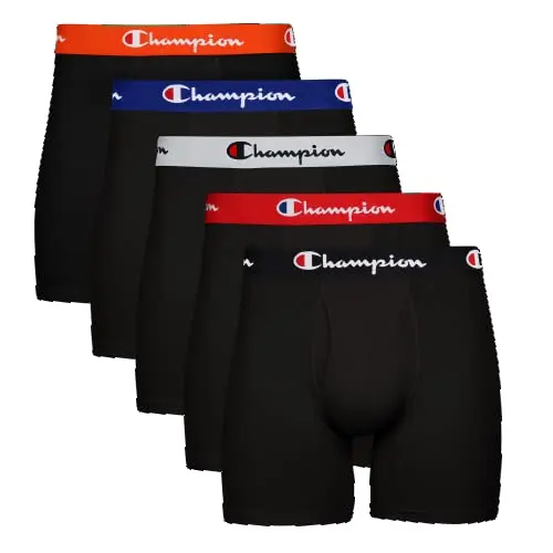 Champion men's boxer briefs with mesh pouch