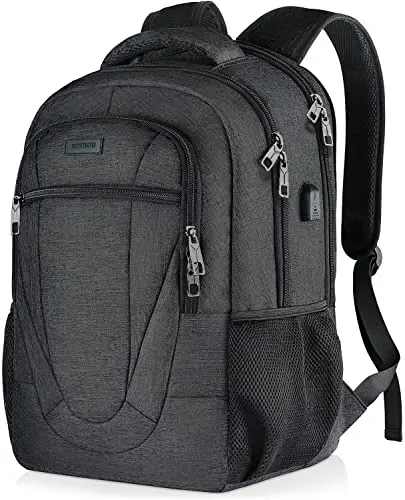 BIKROD travel laptop backpack with USB port and multiple compartments
