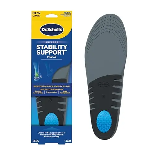 Dr. Scholl's stability support insoles for flat feet and overpronation