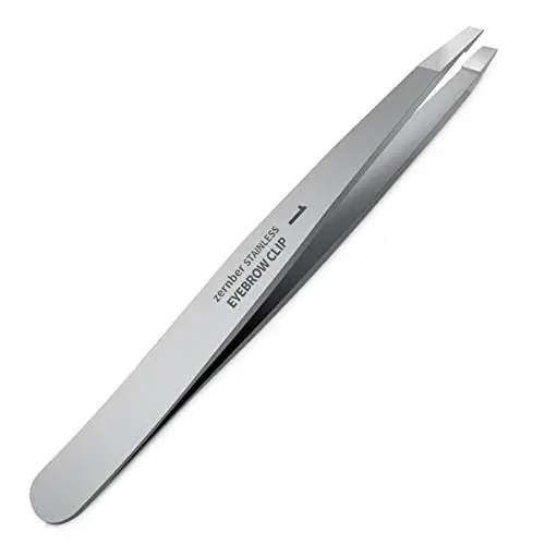 ZERNBER professional slant tweezer for eyebrow and facial hair removal