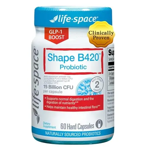 Life-Space Shape B420 Probiotics bottle for metabolic health