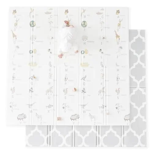 Fortella Cuddle & Learn playmat with alphabet and moroccan patterns