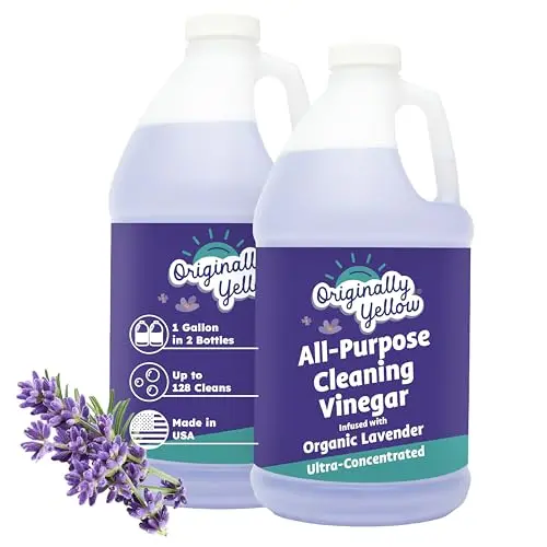 Originally Yellow Lavender Vinegar Cleaner gallon bottles