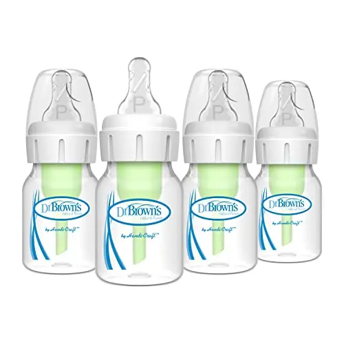 Dr. Brown's preemie flow anti-colic baby bottle for newborns