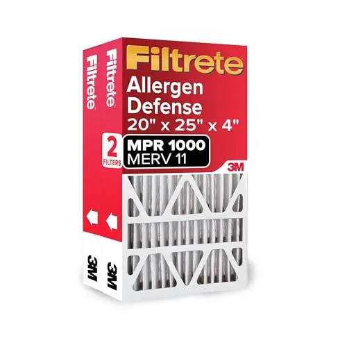 Filtrete 20x25x4 MERV 11 air filter for specific systems