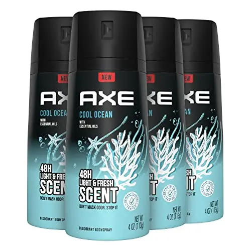 AXE Cool Ocean Body Spray Deodorant Can