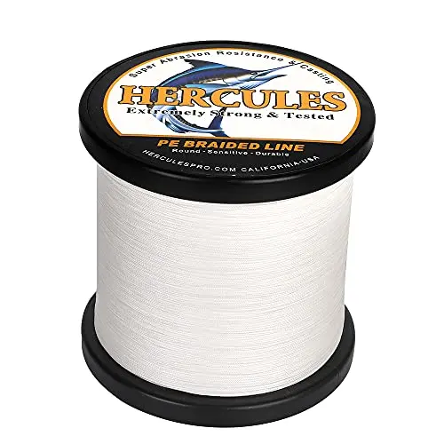 HERCULES braided fishing line spool in army green color