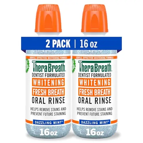TheraBreath Whitening Mouthwash bottle
