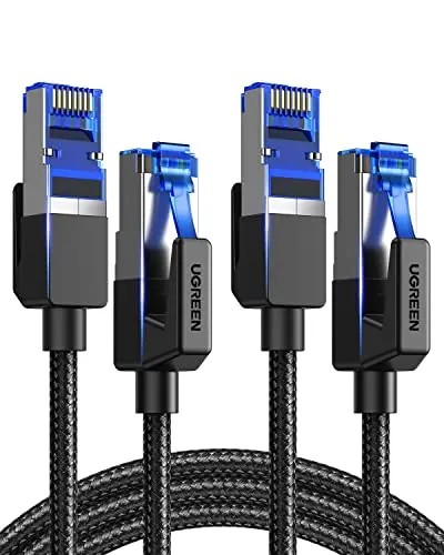 UGREEN Cat 8 Ethernet Cable 2 Pack for gaming devices