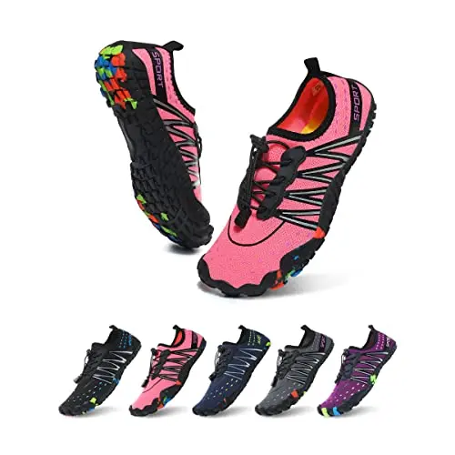 ziitop unisex water shoes with drainage holes and flexible design