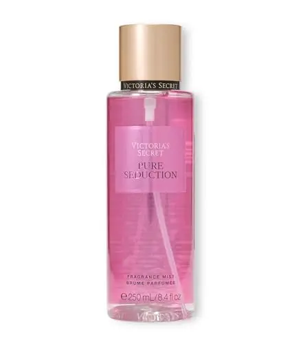 Victoria's Secret Pure Seduction body mist bottle with fruity floral scent