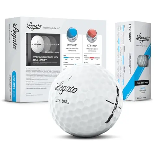 Legato LTX3085 white golf balls with urethane cover