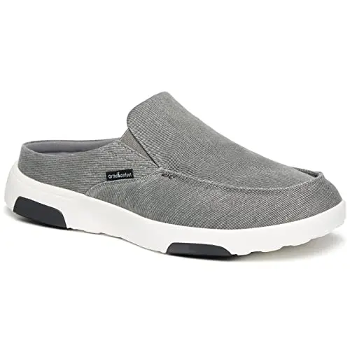 OrthoComfoot slip-on sneaker with built-in orthotic arch support and casual design