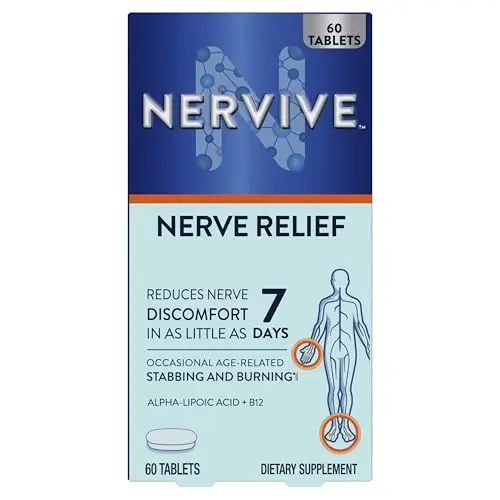 Nervive nerve relief tablets bottle