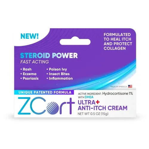 ZCort Ultra+ anti-itch cream for heat rash