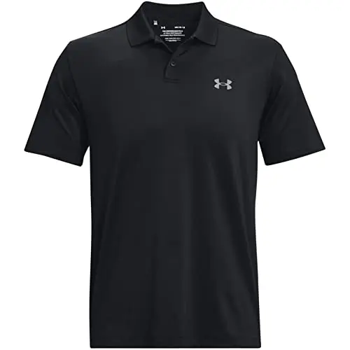 Under Armour Performance 3.0 Polo shirt in black with modern design