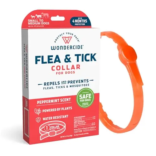 Wondercide natural flea and tick collar with peppermint scent