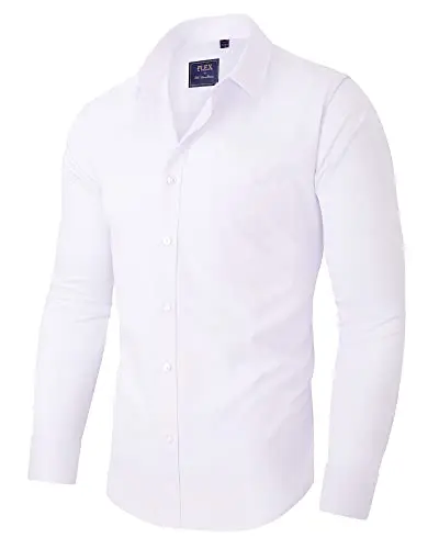 Alimens & Gentle long sleeve wrinkle-free dress shirt