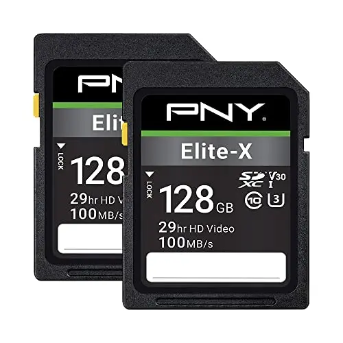 PNY Elite-X SD card two-pack for photography
