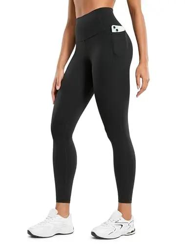 CRZ YOGA Butterluxe Workout Leggings with pockets in black