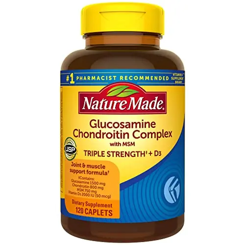 Nature Made glucosamine chondroitin complex with MSM caplets